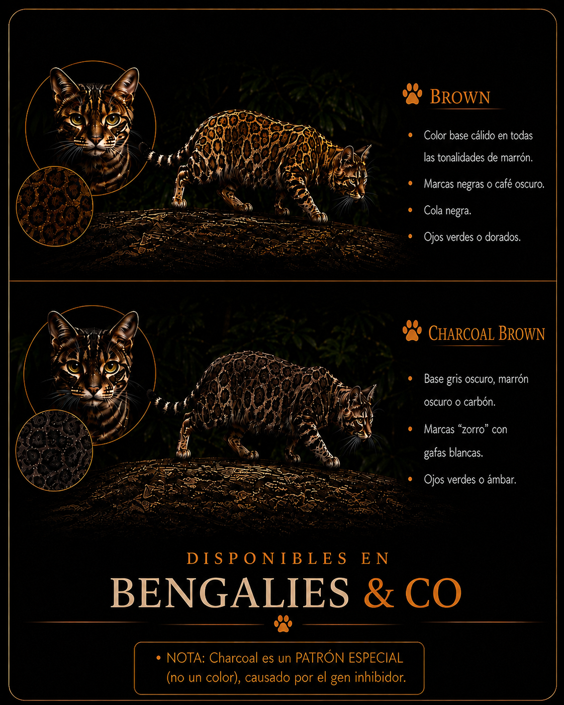 Detalle de patrón Bengal